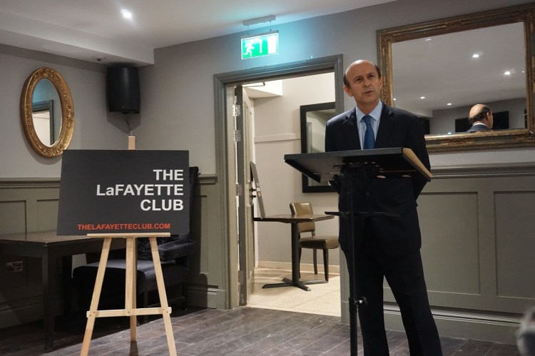 Noel Lateef at The Lafayette Club's evening