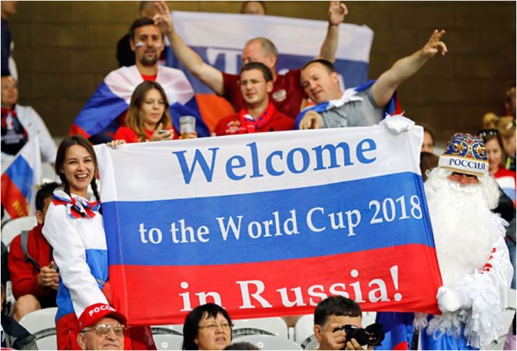 Russian fans, FIFA 2018